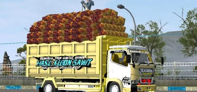 Mod Bussid Truck Canter Muatan Sawit Gayor Mod Bussid Truck Canter Muatan Sawit Gayor